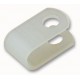 White / Natural 3 mm Cable P Clip